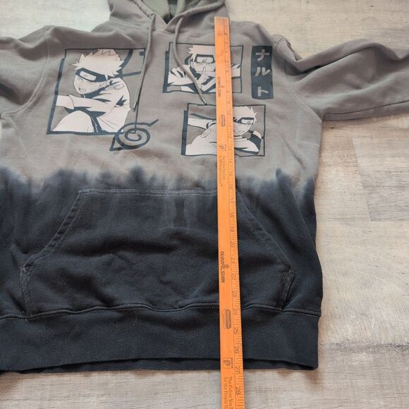 Naruto Shippuden Collection Mens Green Anime Sweatshirt Hoodie Size M - Picture 5 of 9